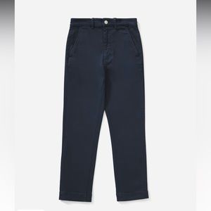 Everlane straight leg crop navy pants